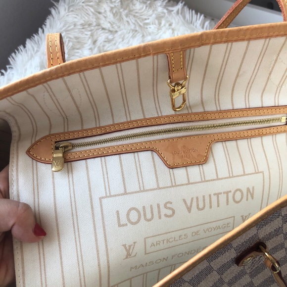 Louis Vuitton Neverfull Azur MM - Picture 7 of 9